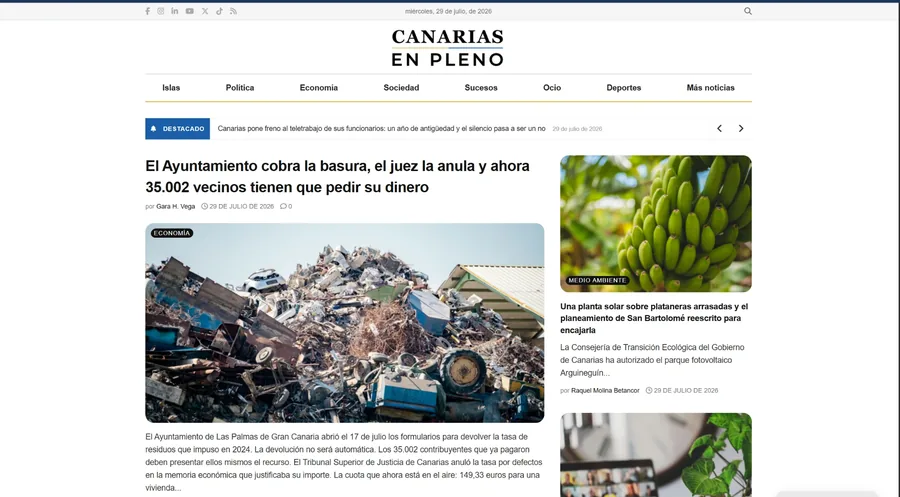 Canarias en Pleno — medio editorial de noticias