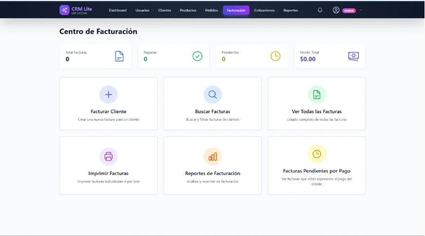 CRM Lite — Sistema CRM para gestión de clientes