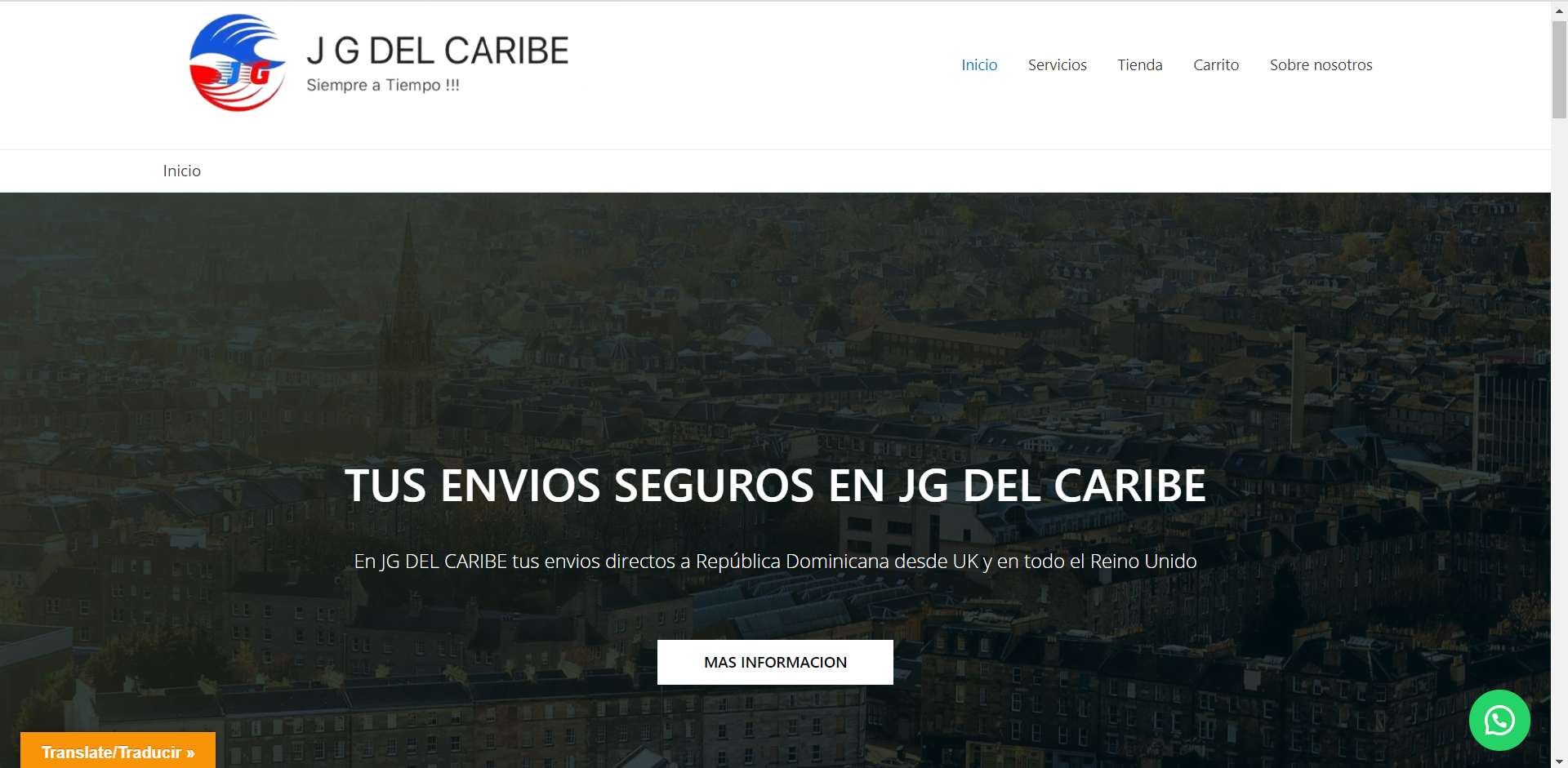 Sitio web corporativo con enfoque en marca